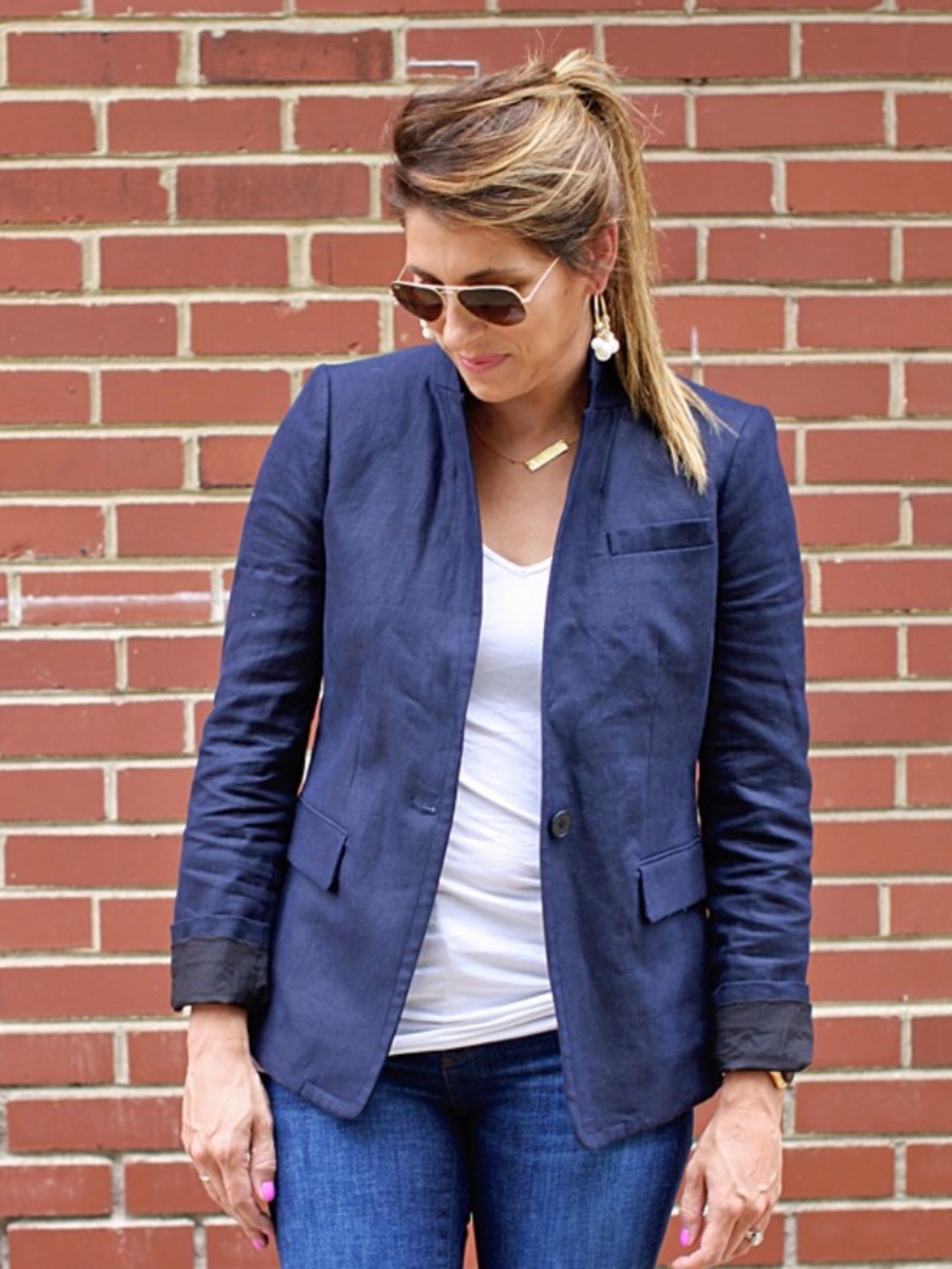 NWT Linen Regent Blazer